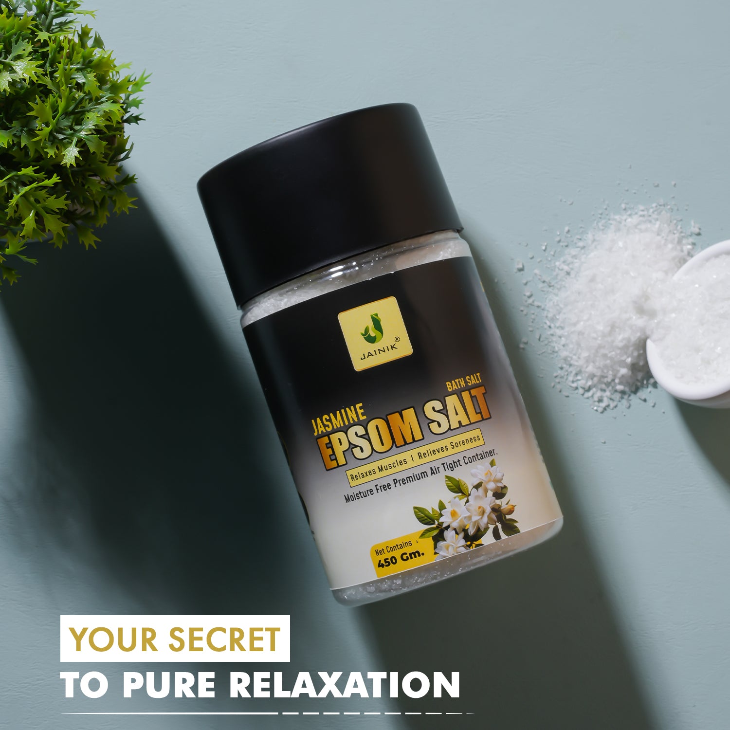 Jasmine Bath/Epsom Salt & Magnesium Sulphate For Muscle Relaxation