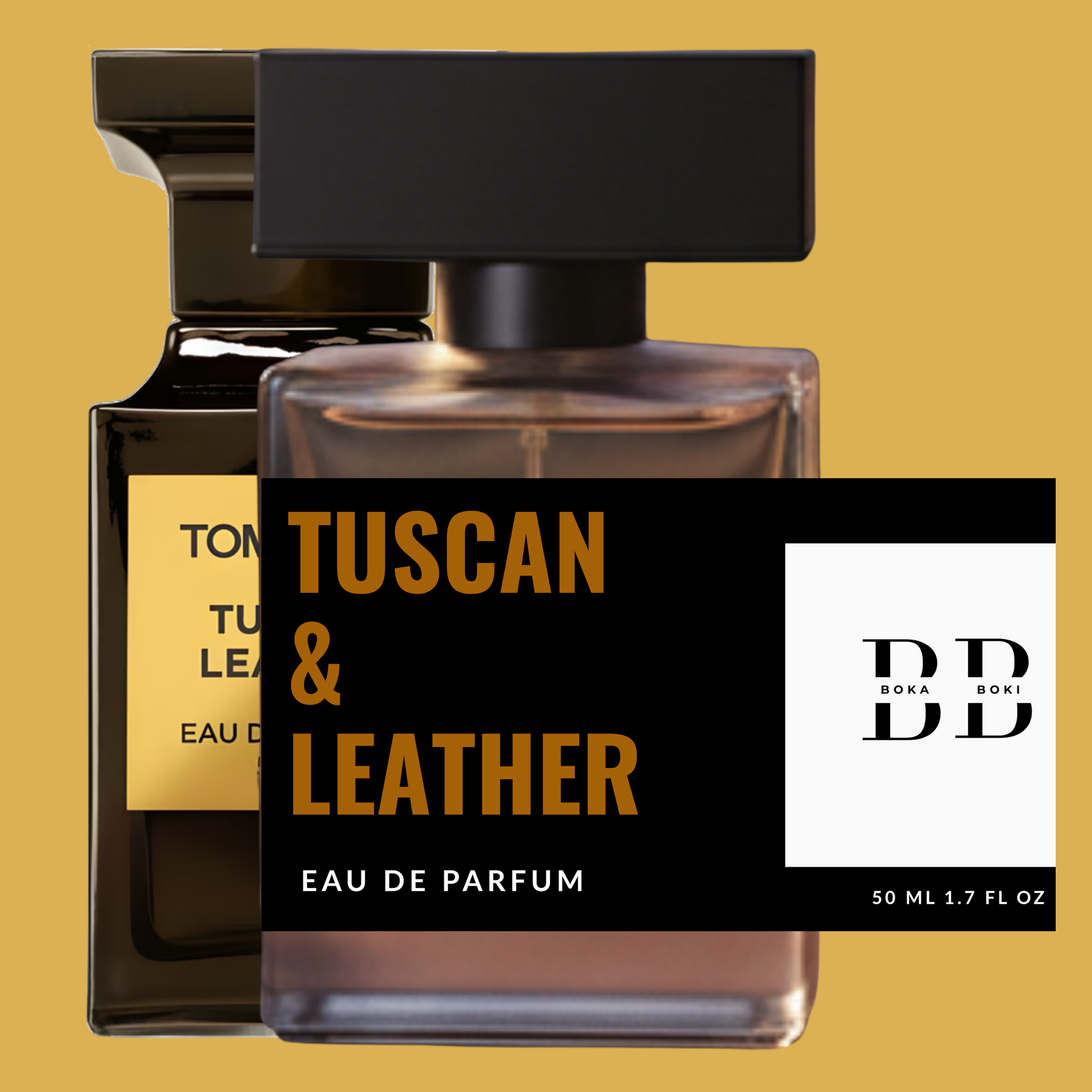 T*m F*ord Tuscan Leather Inspired Perfume - Long Lasting Perfume 50 ml | Boka Boki