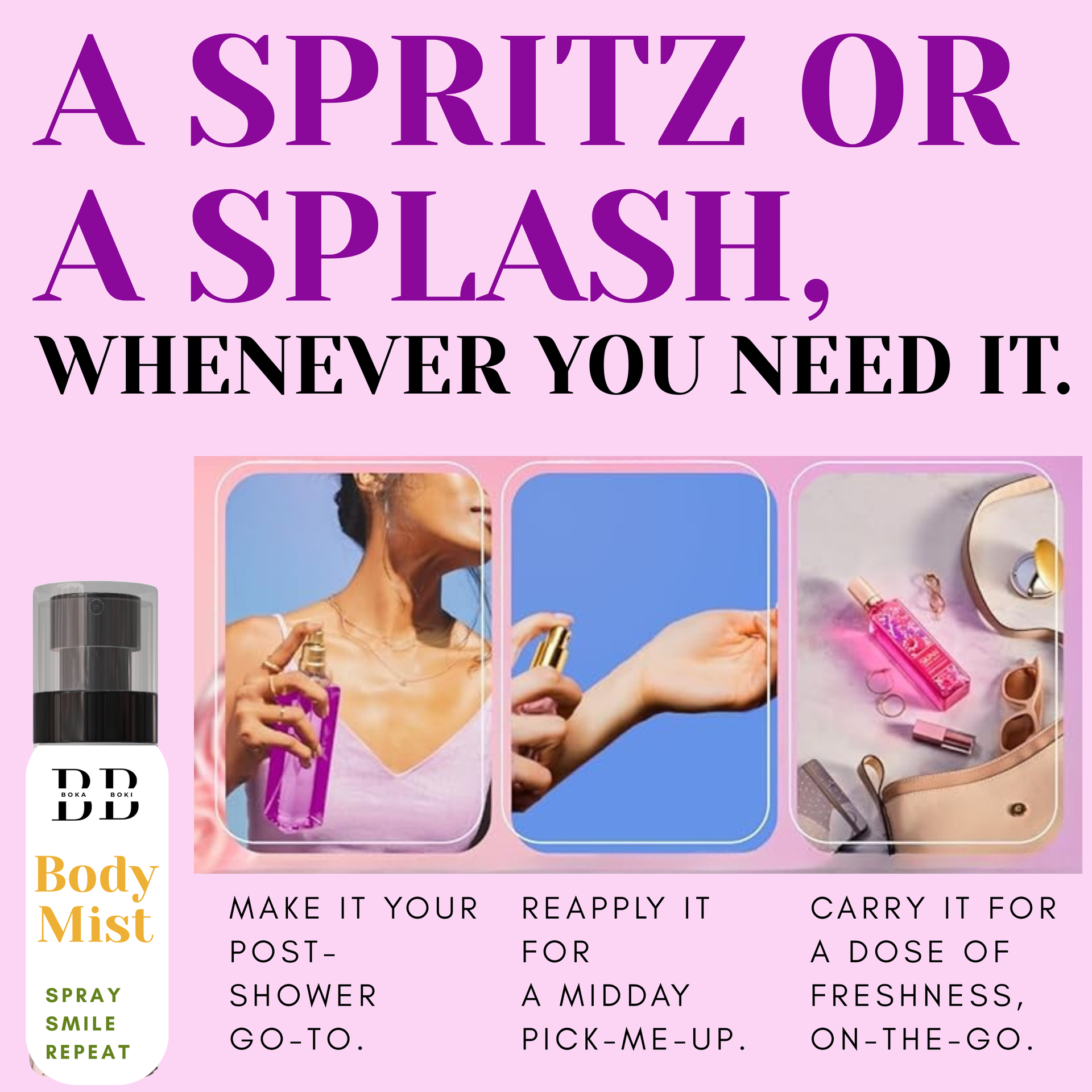 Fruit Punch Body Mist, 100ml | Long-Lasting Premium Mist Spray for Women | Everyday Wear | Refreshing & Skin-Friendly