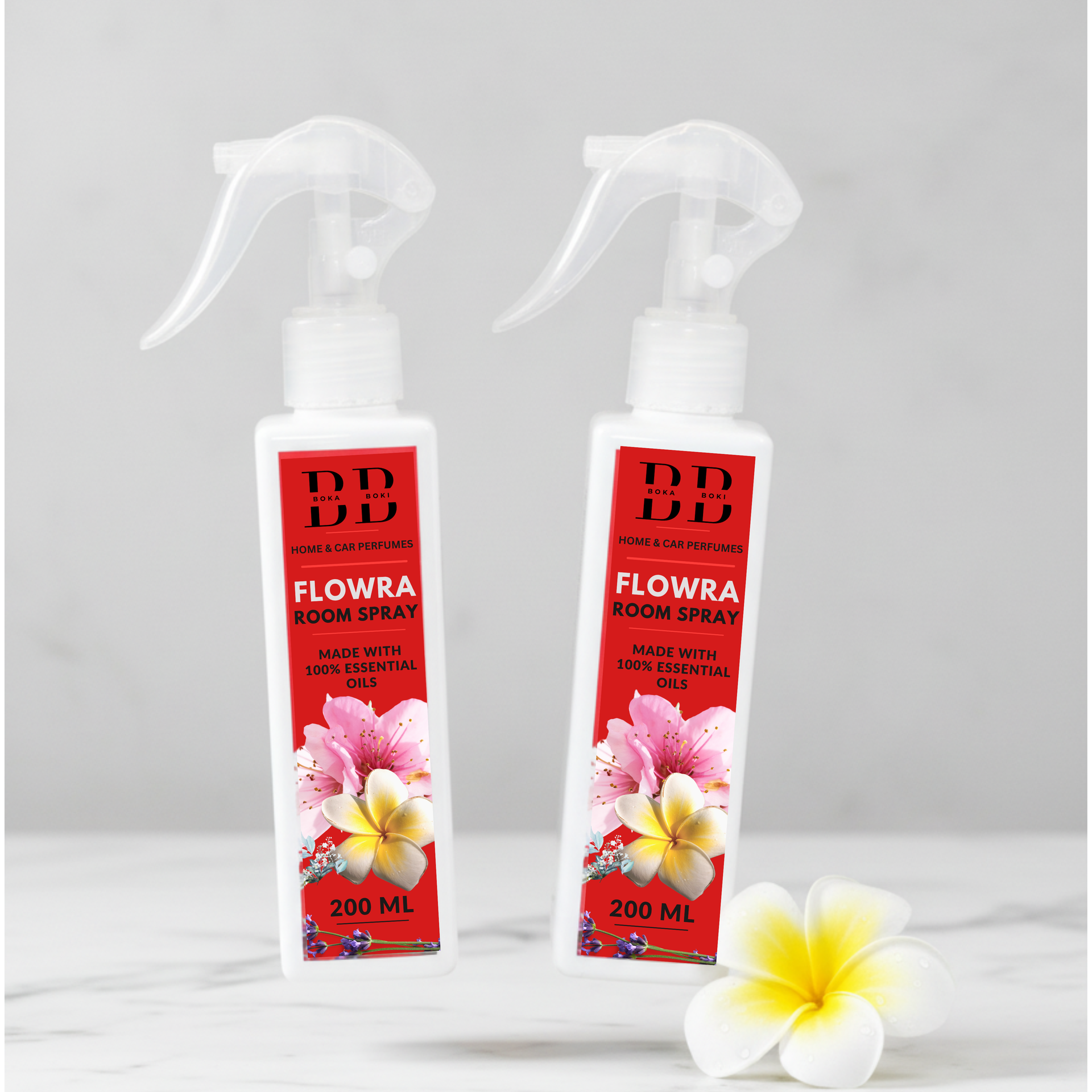 Long-Lasting Flowra Pack Of 2 Odour Eliminator for Home, Hotel Rooms, Toilet & Office Use