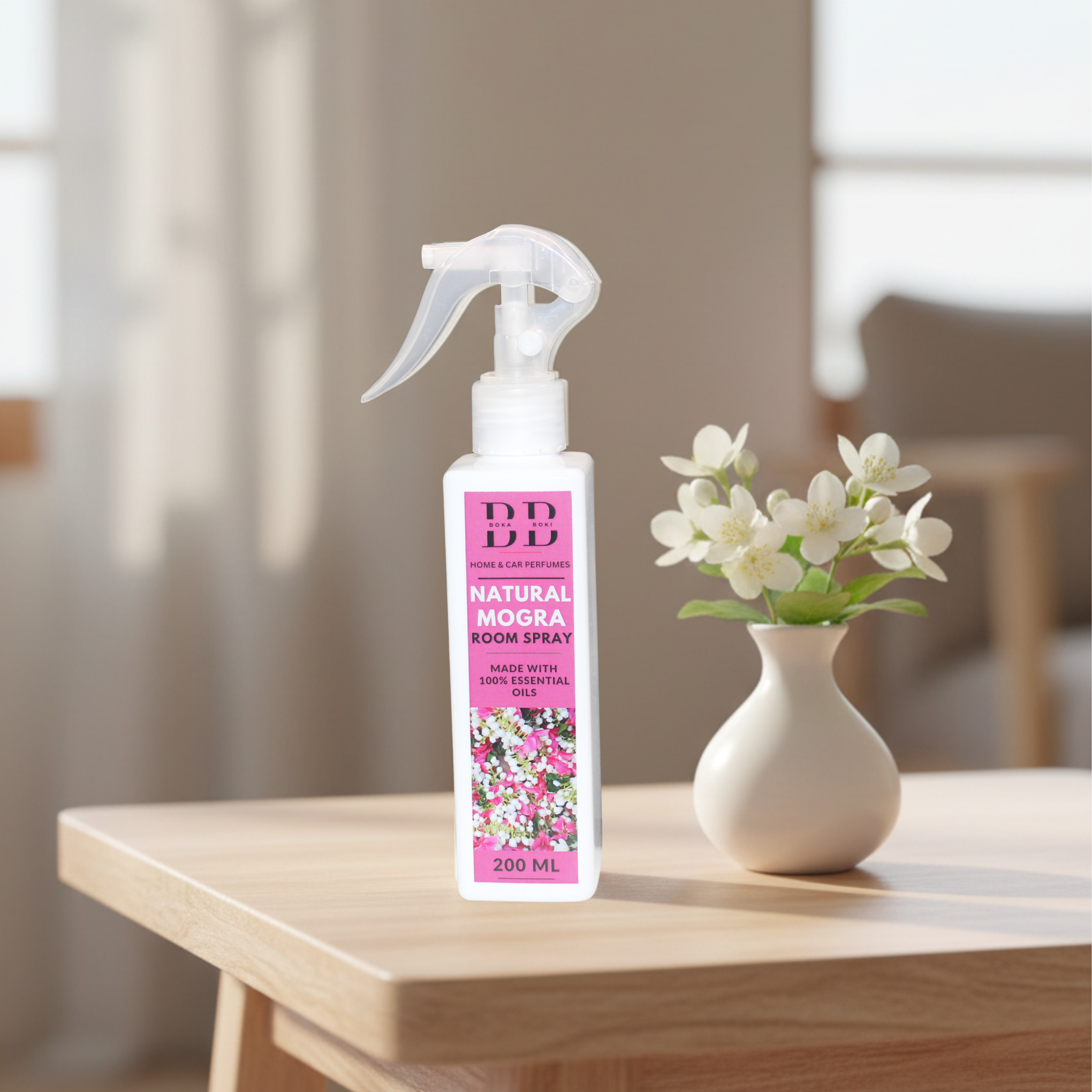 Long-Lasting Natural Mogra Odour Eliminator for Home, Hotel Rooms, Toilet & Office Use