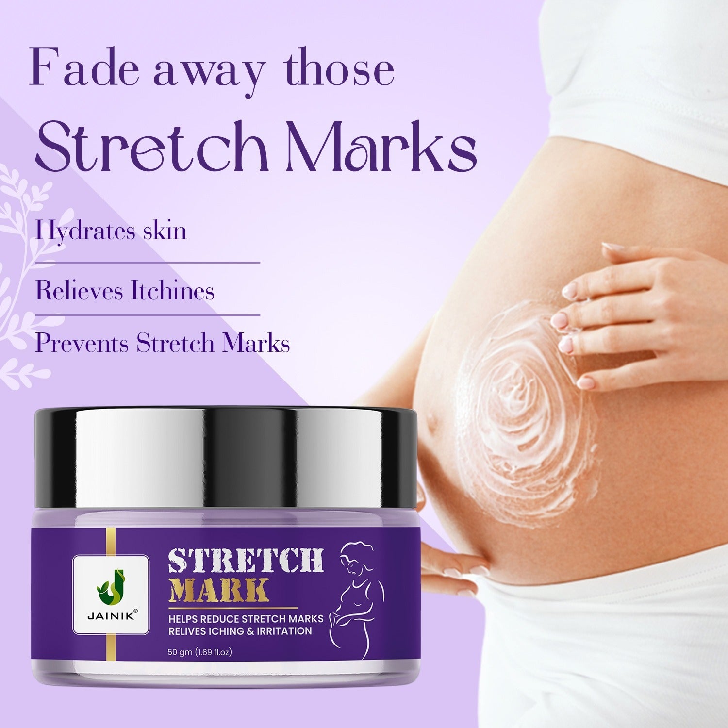 Expert Pregnancy Anti Stretch Marks Removal Cream, Relives Itchiness 50 Gram
