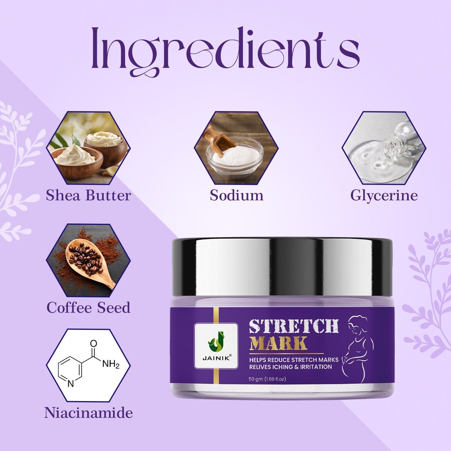 Expert Pregnancy Anti Stretch Marks Removal Cream, Relives Itchiness 50 Gram