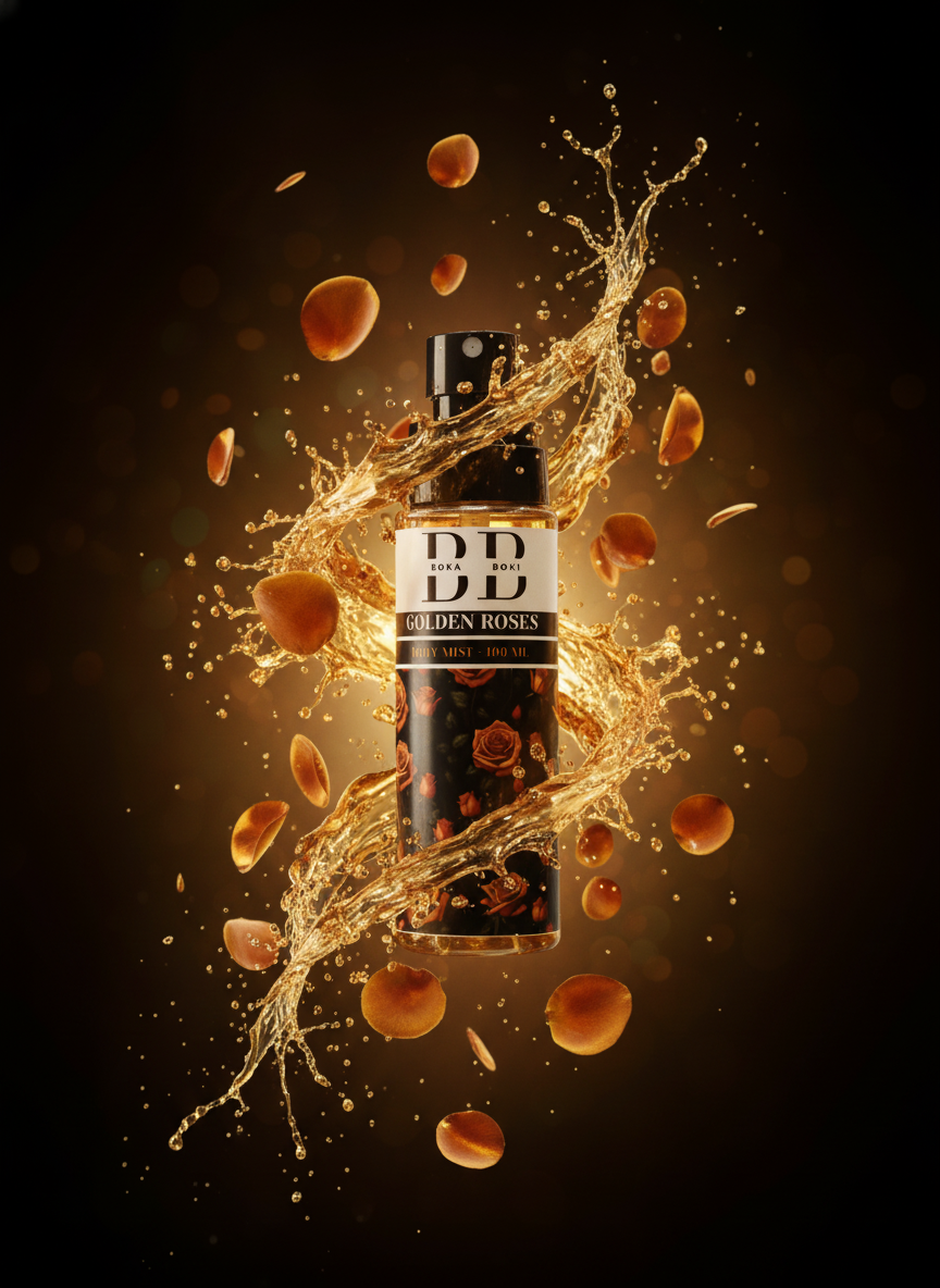 Golden Rose Body Mist, 100ml | Long-Lasting Premium Mist Spray for Women | Everyday Wear | Refreshing & Skin-Friendly