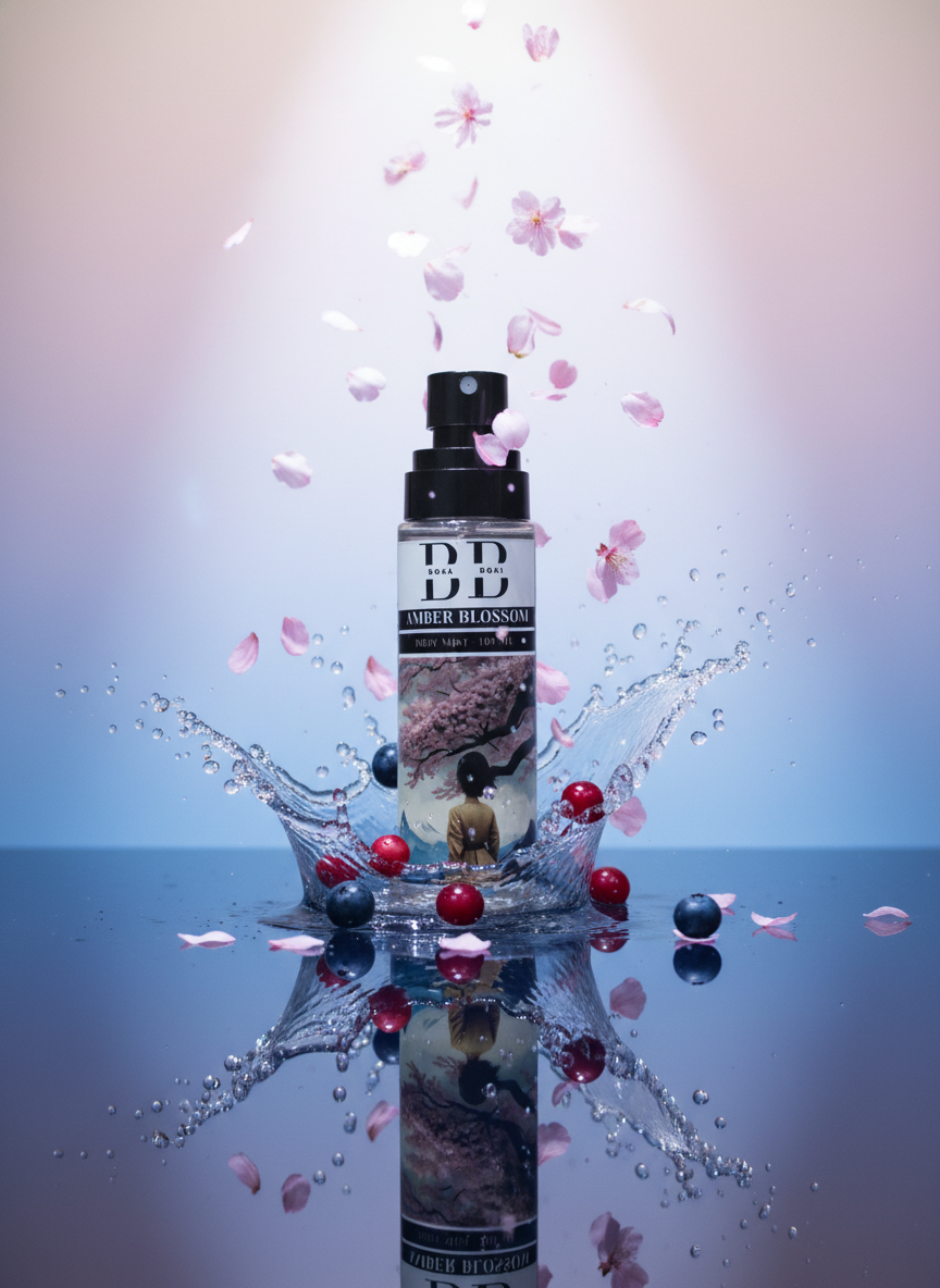 Amber Blossom Body Mist, 100ml | Long-Lasting Premium Mist Spray for Women | Everyday Wear | Refreshing & Skin-Friendly